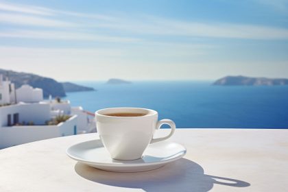 Ελληνικός καφές στο μπρίκι με αφρό και vegan συνοδευτικά – Greek coffee in a briki with foam and vegan treats
