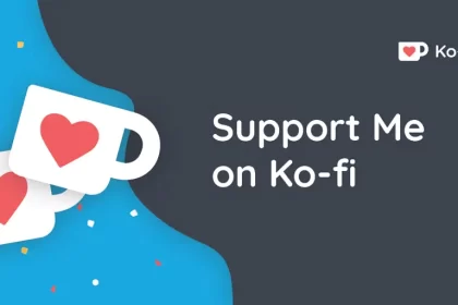Ko-fi προφίλ με vegan digital προϊόντα – Ko-fi profile with vegan digital products