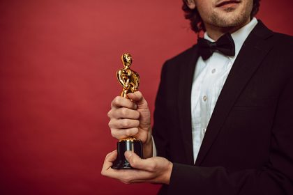 Award-winning celebrity symbolizing the influence of famous people on lifestyle choices